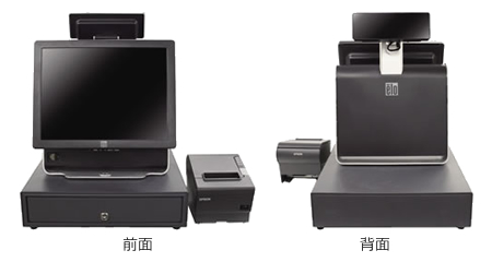 タッチパネル式 PC-POS　+　キャッシュドロワー